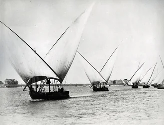 Segeln auf dem Nil, ca. 1880